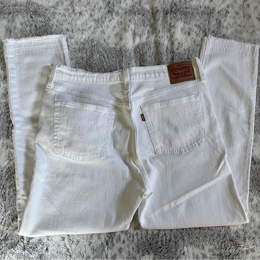 Levi’s 501 S White Skinny Jeans